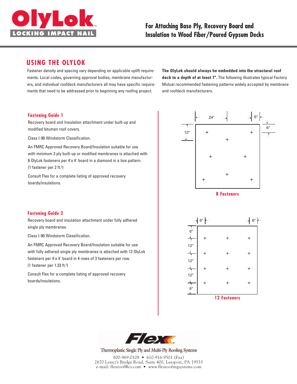 Using the olylok | Flex OlyLok Locking Impact Nail User Manual | Page 2 / 2