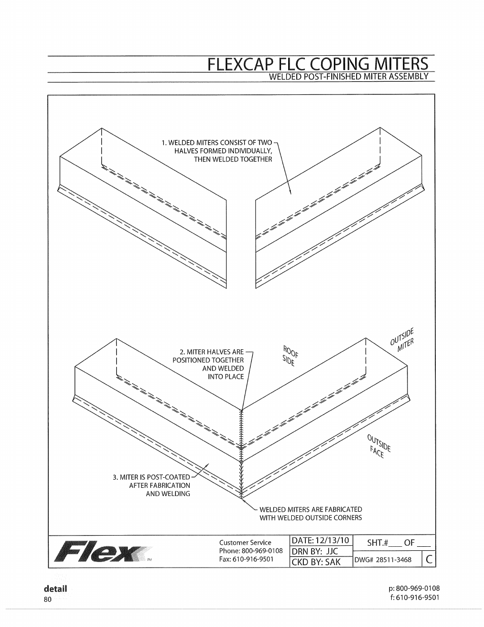 Flexcap flc coping miters | Flex FLC Coping User Manual | Page 10 / 30