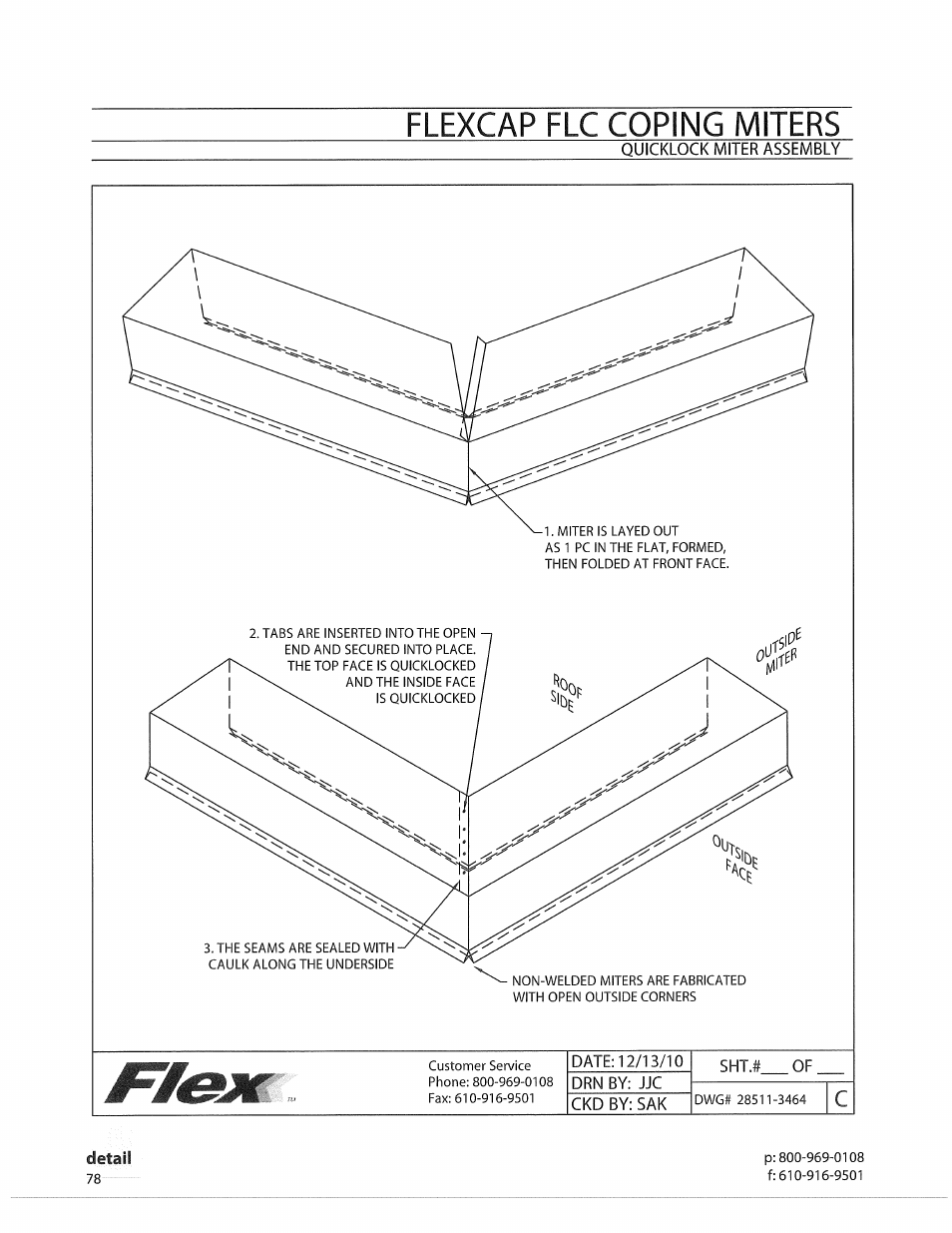 Flexcap flc coping miters | Flex FLC Coping User Manual | Page 8 / 30