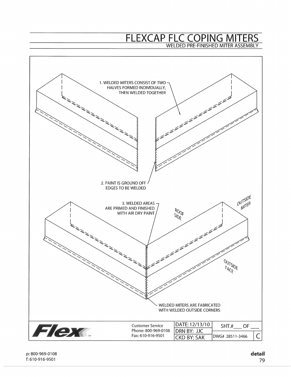 Flexcap flc coping miters | Flex FLC Coping User Manual | Page 9 / 30