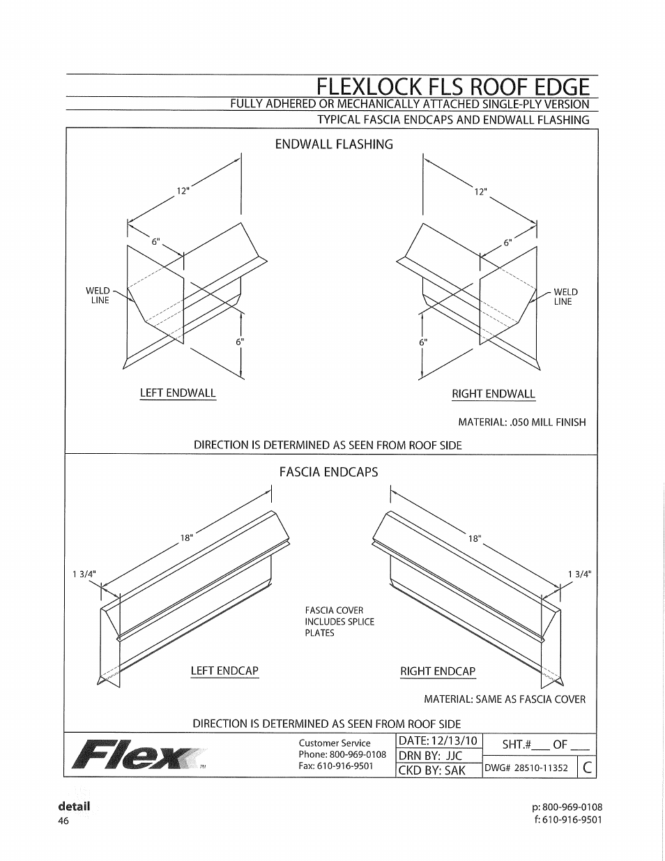 Flexlock fls roof edge | Flex FLS Roof Edge User Manual | Page 3 / 5