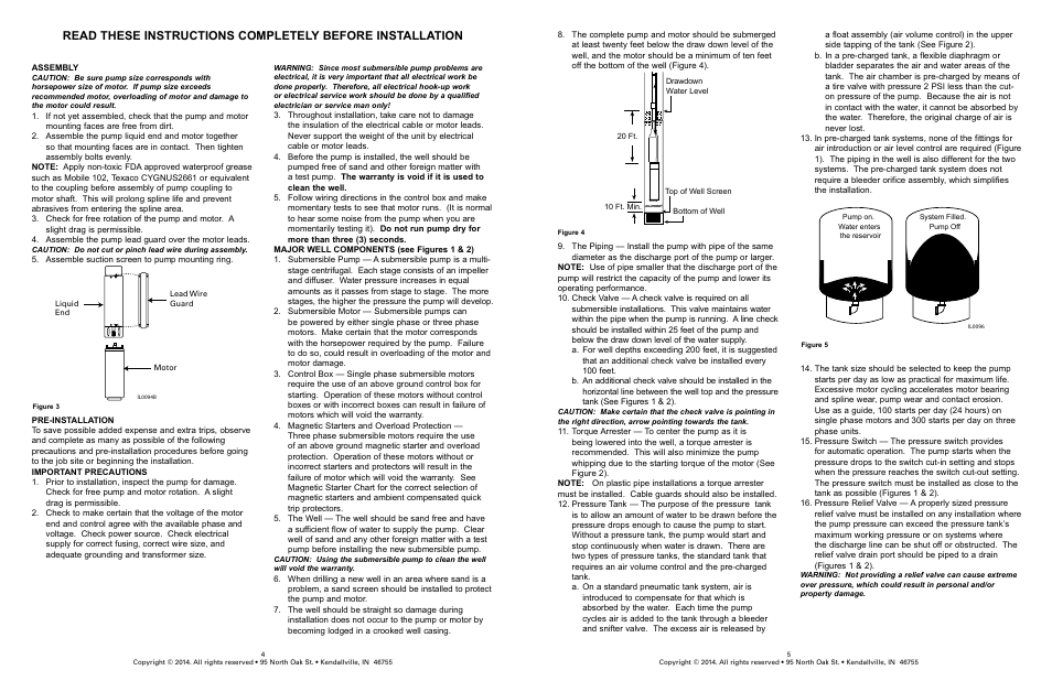 Flint & Walling 4 (10 cm) Stainless Commander Plus S Series User Manual | Page 3 / 8