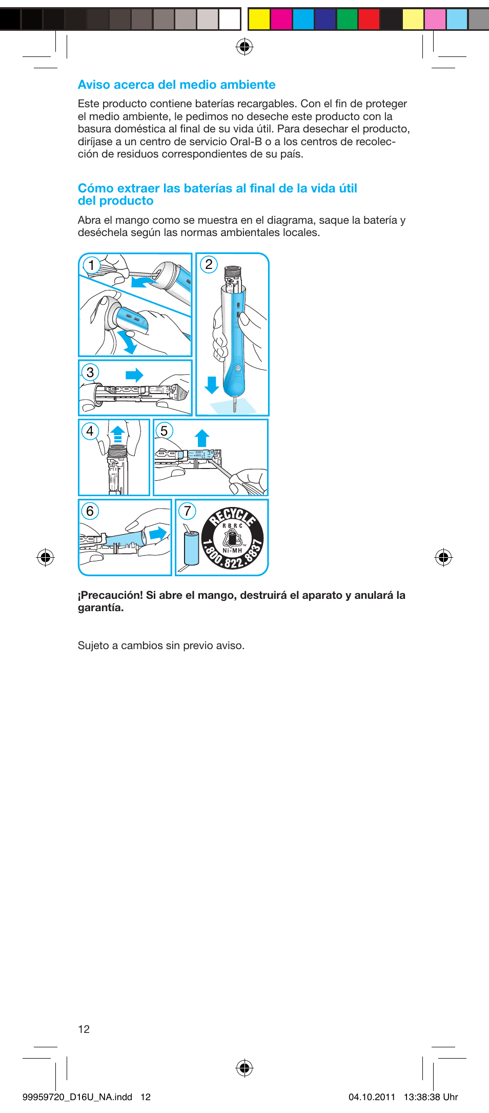 Braun 3757 User Manual | Page 12 / 20