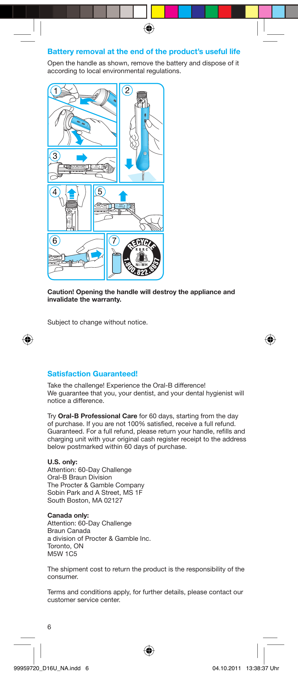 Braun 3757 User Manual | Page 6 / 20