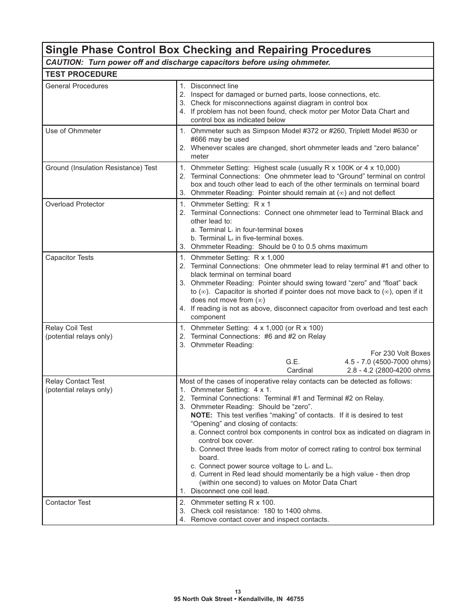 Flint & Walling Commander Pro 300 User Manual | Page 13 / 16