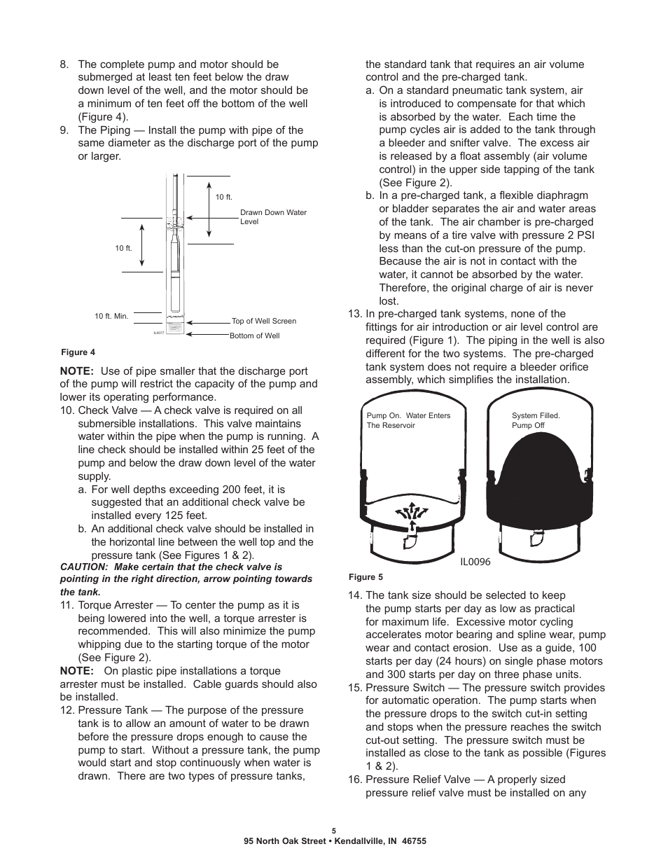 Flint & Walling Commander Pro 300 User Manual | Page 5 / 16