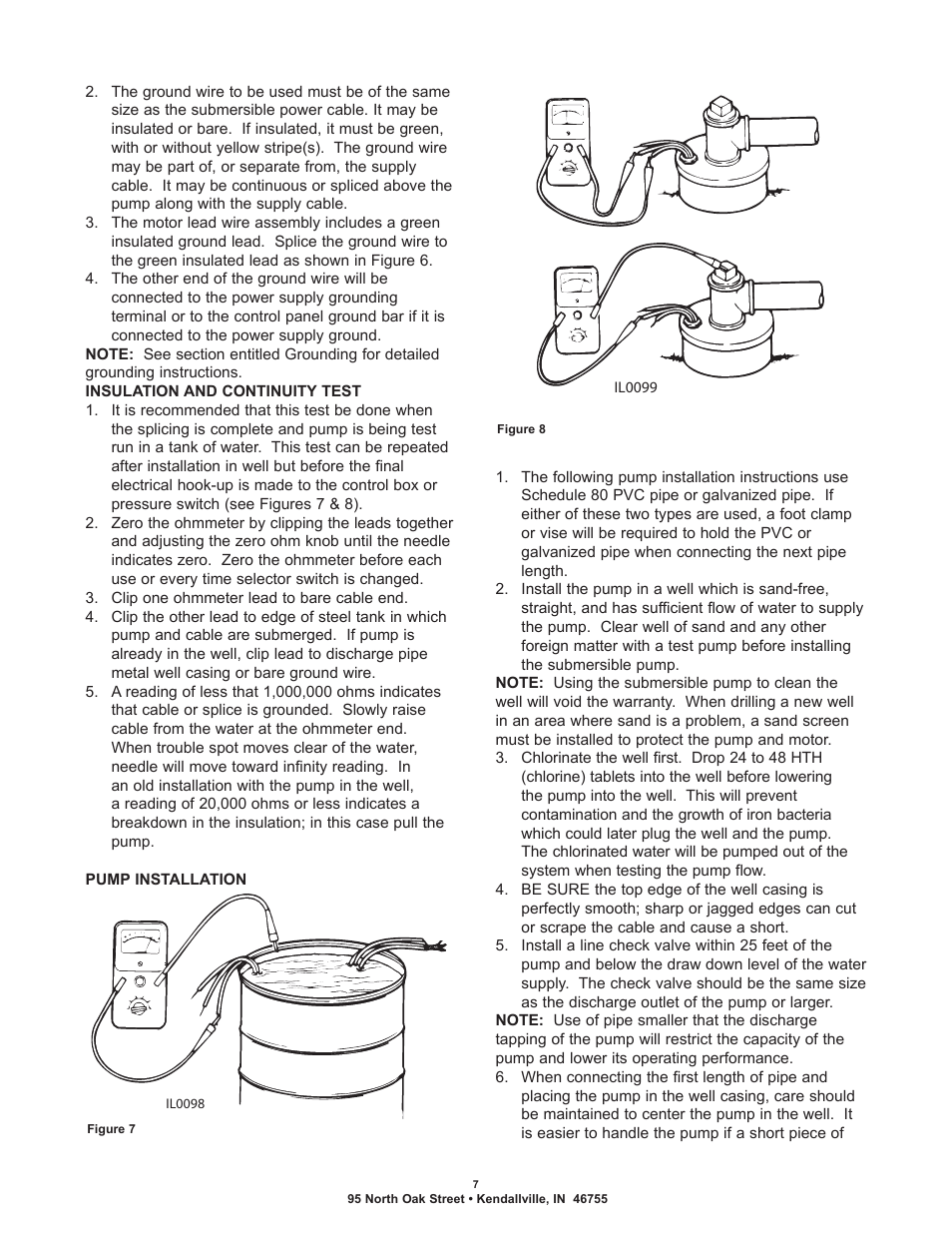 Flint & Walling Commander Pro 300 User Manual | Page 7 / 16