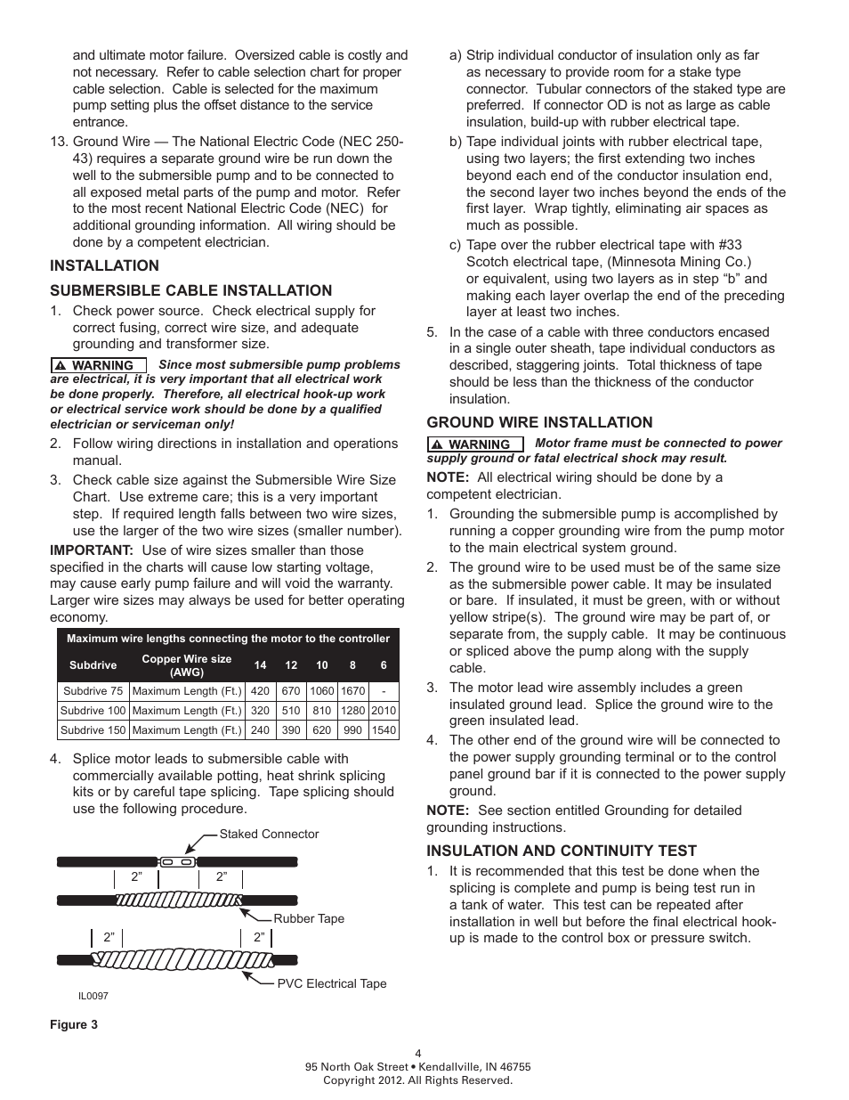 Flint & Walling Commander Pro 75 User Manual | Page 4 / 10