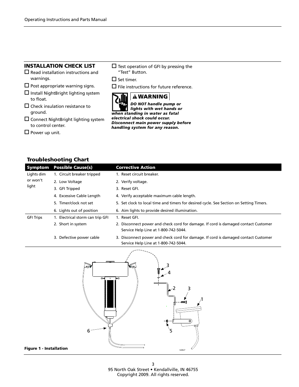 Flint & Walling NightBright Lighting System User Manual | Page 3 / 6