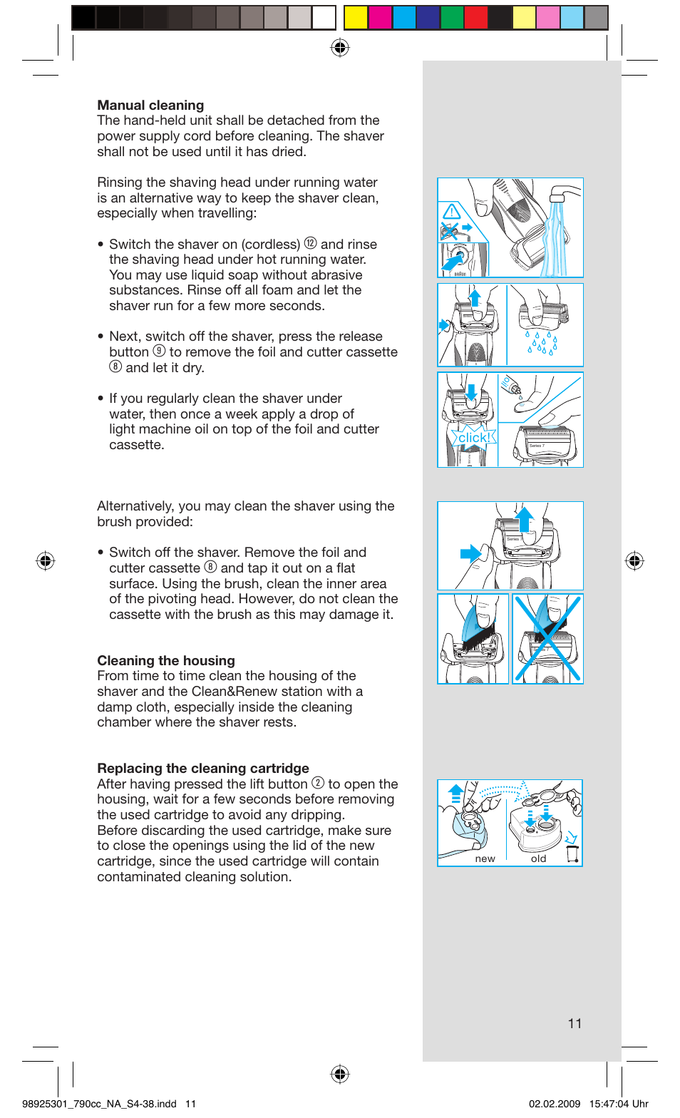 Click | Braun 5692 User Manual | Page 11 / 35