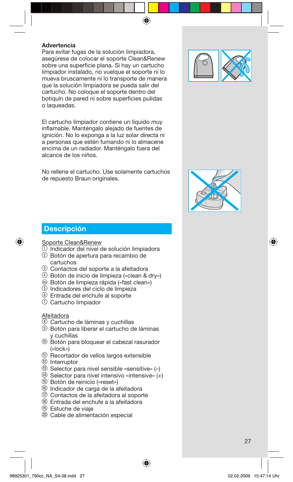 Braun 5692 User Manual | Page 27 / 35