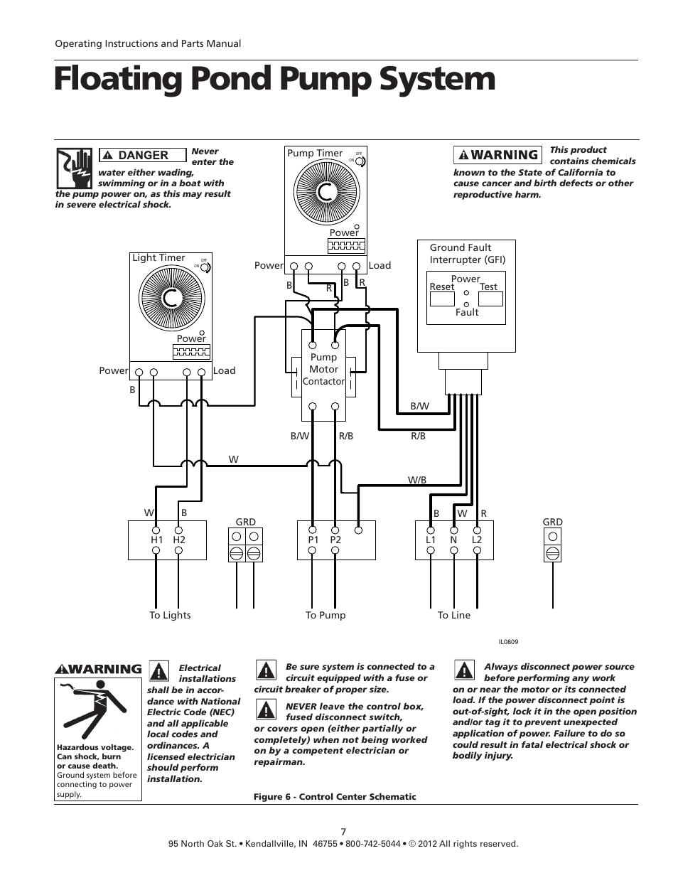 Floating pond pump system | Flint & Walling 230V Pond and Fountain Systems FPS10021 User Manual | Page 7 / 8