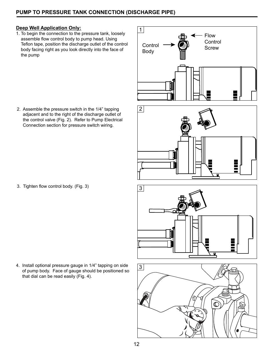 Flint & Walling CPJS Shallow Well User Manual | Page 12 / 24