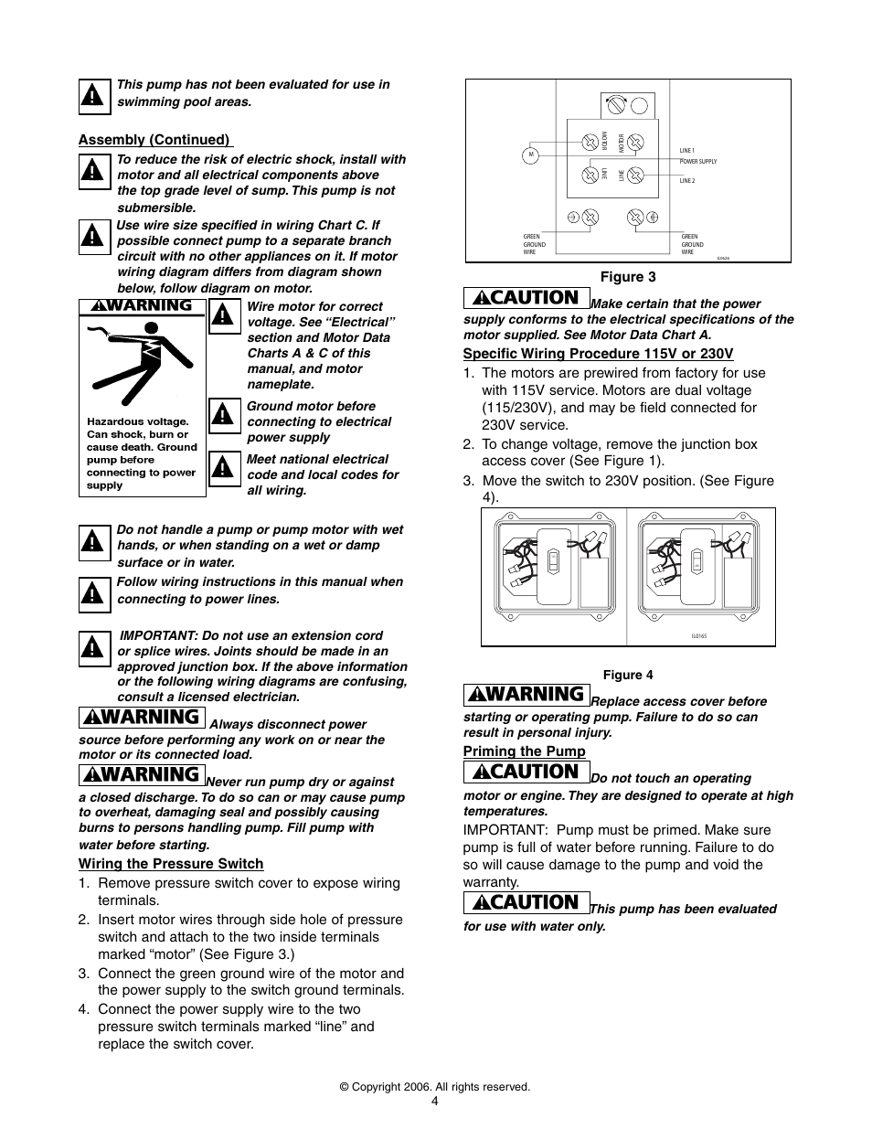 Flint & Walling FJ Shallow Well User Manual | Page 4 / 10