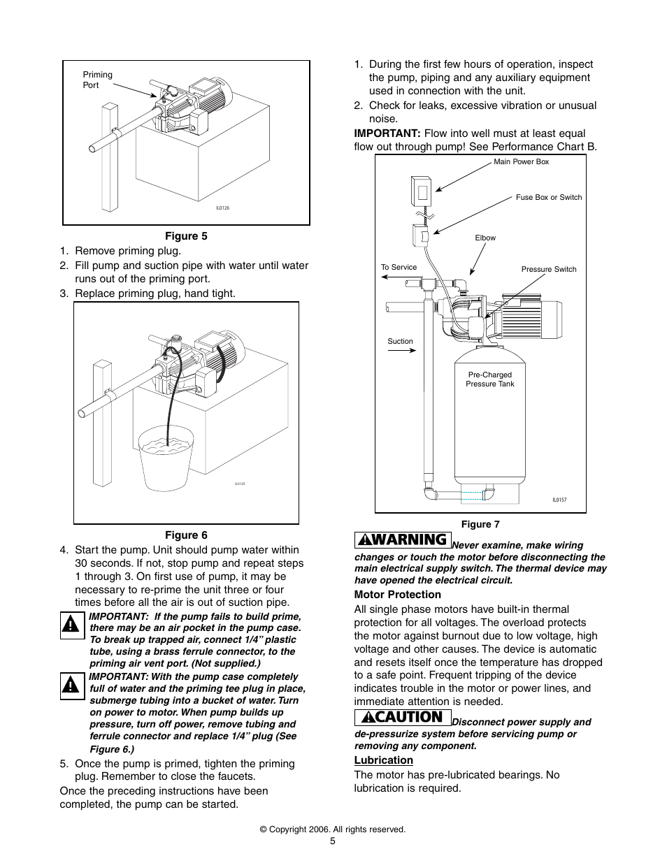Flint & Walling FJ Shallow Well User Manual | Page 5 / 10