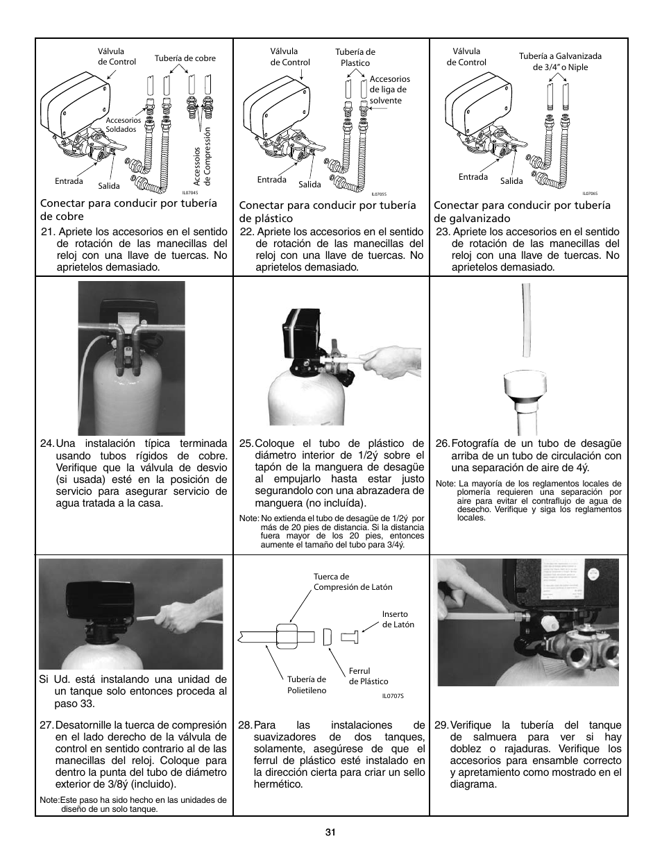 Flint & Walling P07EC24 Single Tank Water Softener User Manual | Page 31 / 38