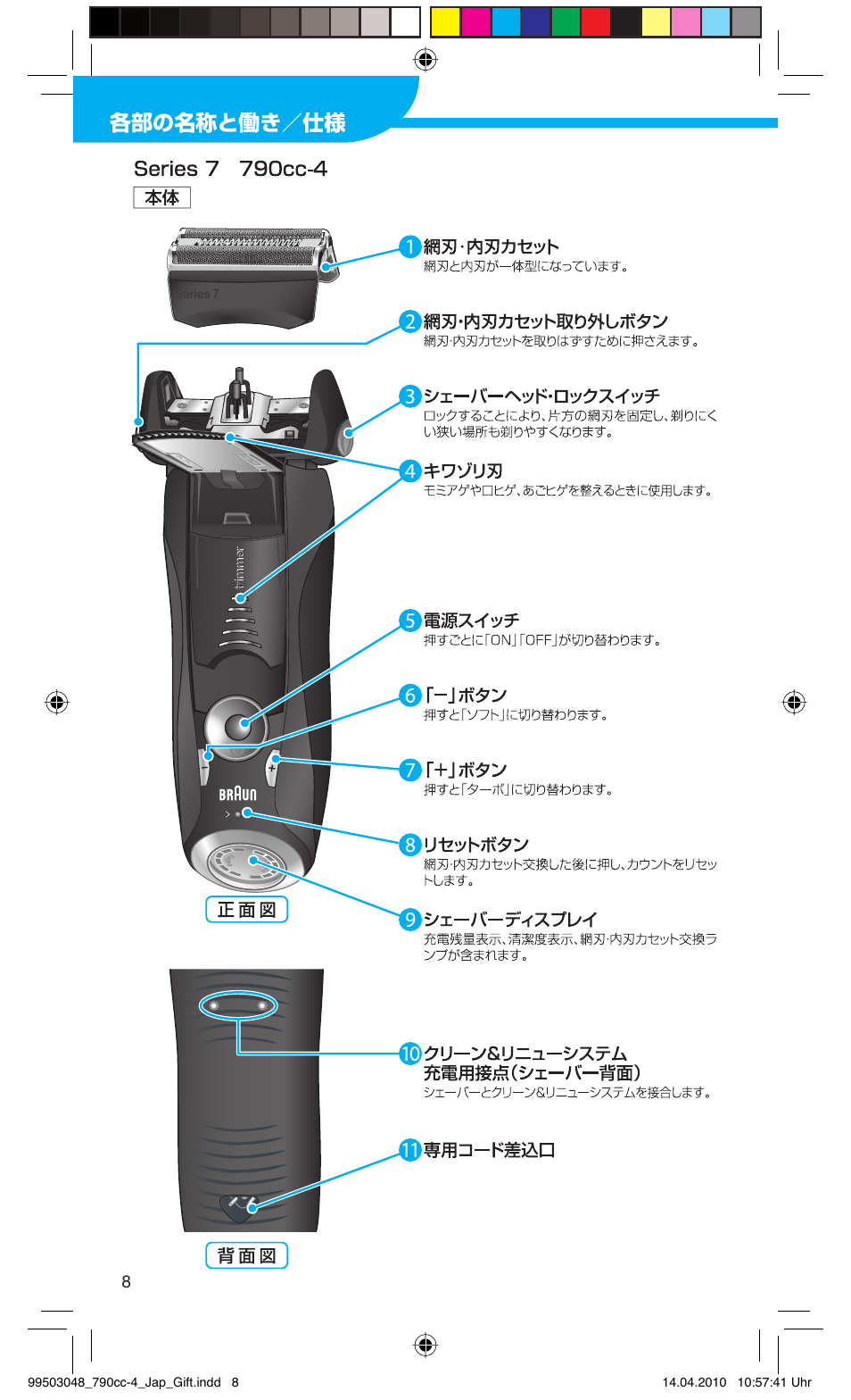 Braun 790CC-4 User Manual | Page 8 / 32
