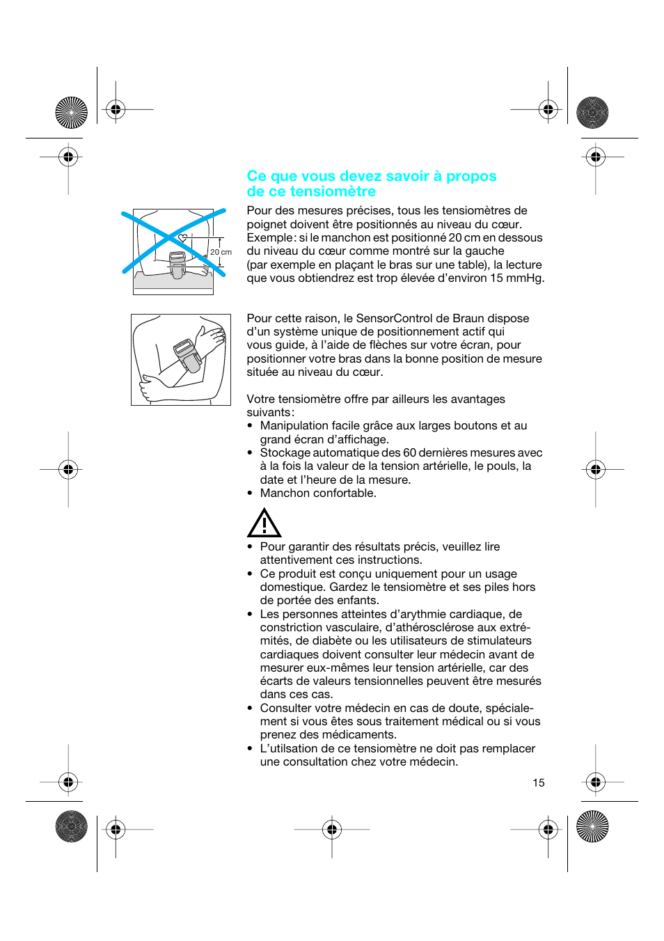 Braun BP2550 User Manual | Page 15 / 62