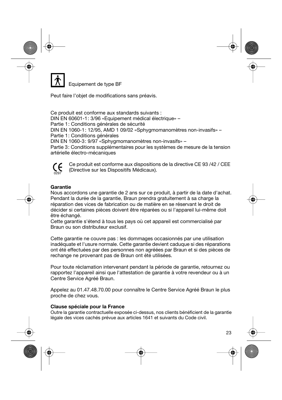 Braun BP2550 User Manual | Page 23 / 62