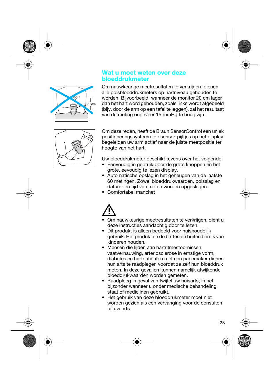 Wat u moet weten over deze bloeddrukmeter | Braun BP2550 User Manual | Page 25 / 62
