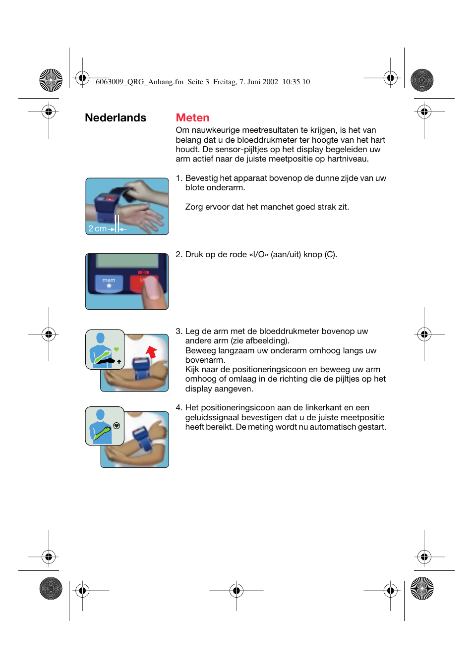 Meten, Nederlands | Braun BP2550 User Manual | Page 60 / 62