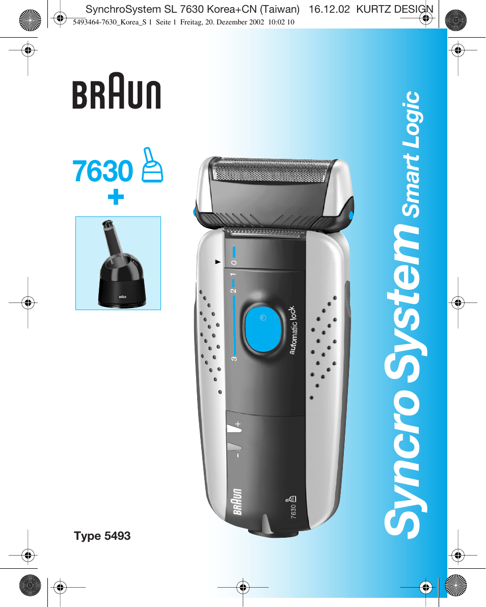 Braun SyncroSystem 7630 User Manual | 19 pages