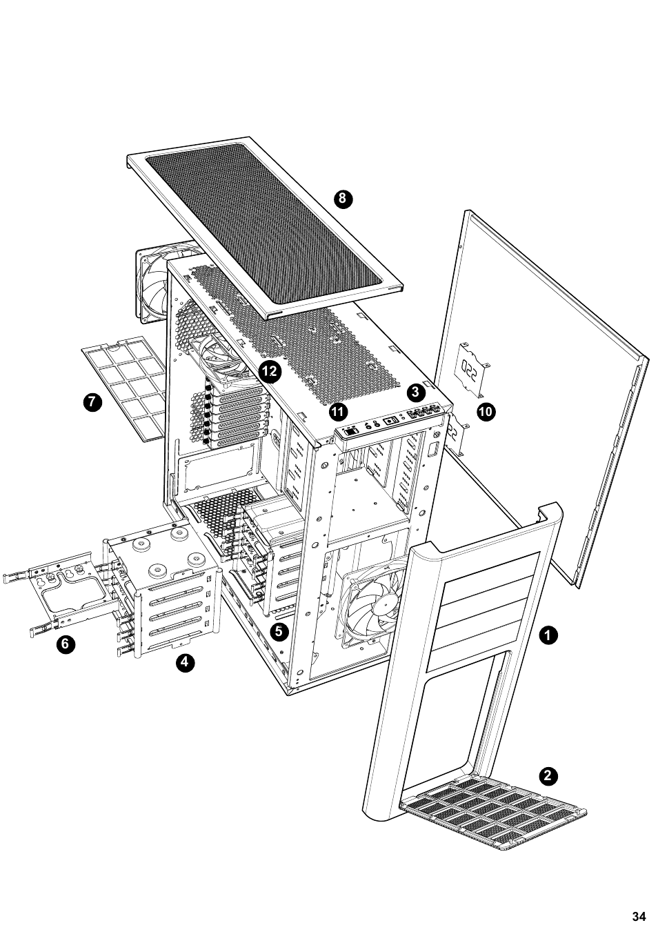 Fractal Design Arc XL User Manual | Page 35 / 36