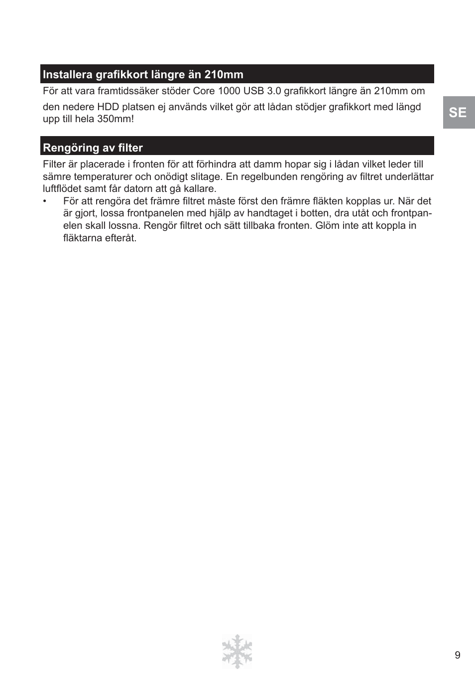Fractal Design Core 1000 USB 3_0 User Manual | Page 11 / 38