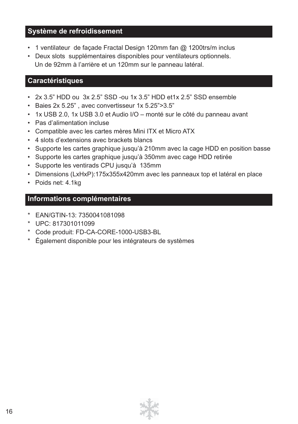 Fractal Design Core 1000 USB 3_0 User Manual | Page 18 / 38