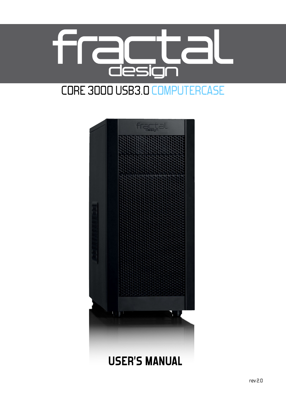 Fractal Design Core 3000 USB 3_0 User Manual | 38 pages