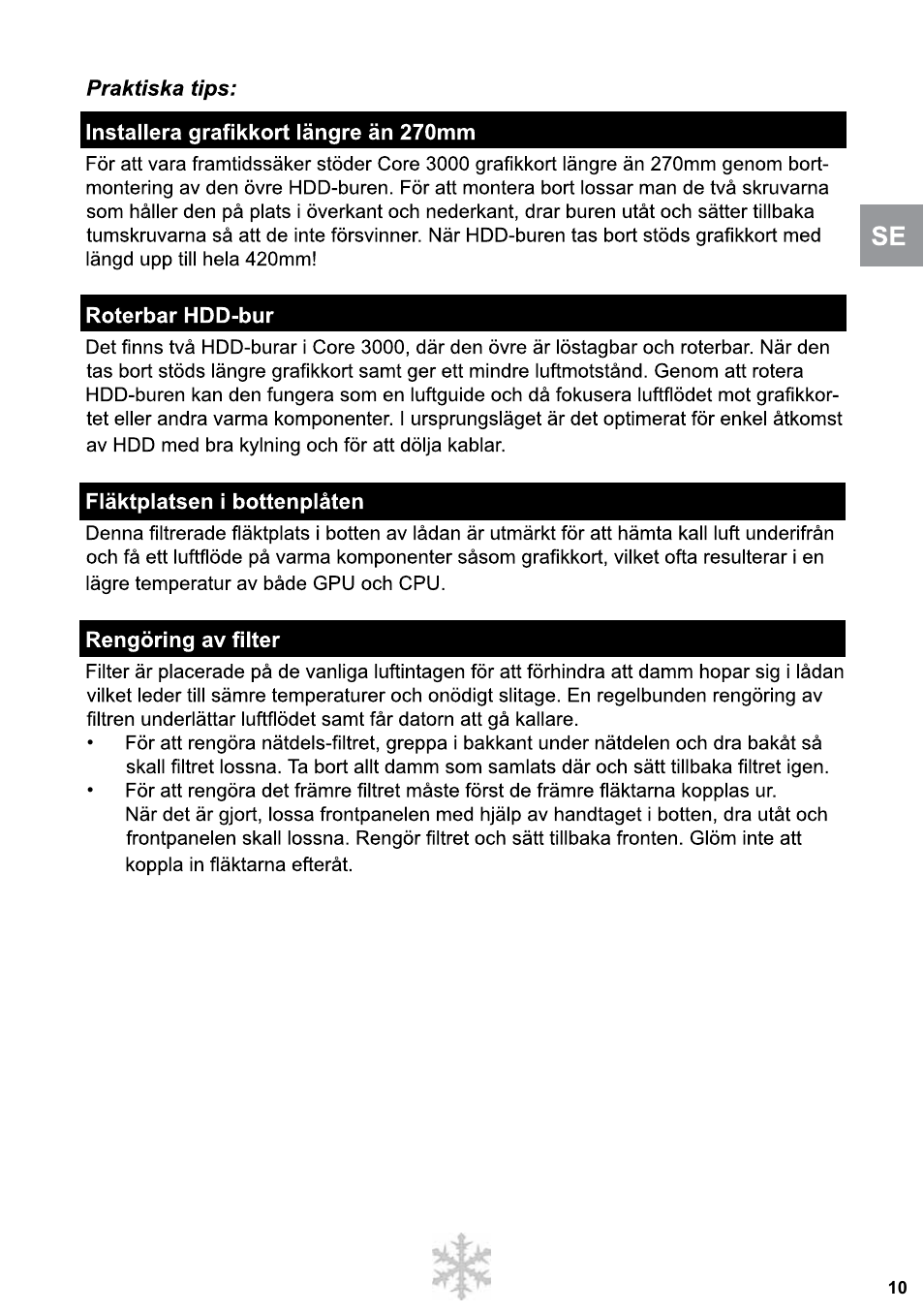 Fractal Design Core 3000 USB 3_0 User Manual | Page 11 / 38