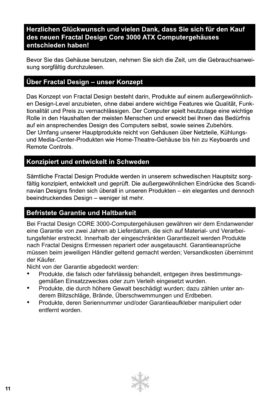 Fractal Design Core 3000 USB 3_0 User Manual | Page 12 / 38
