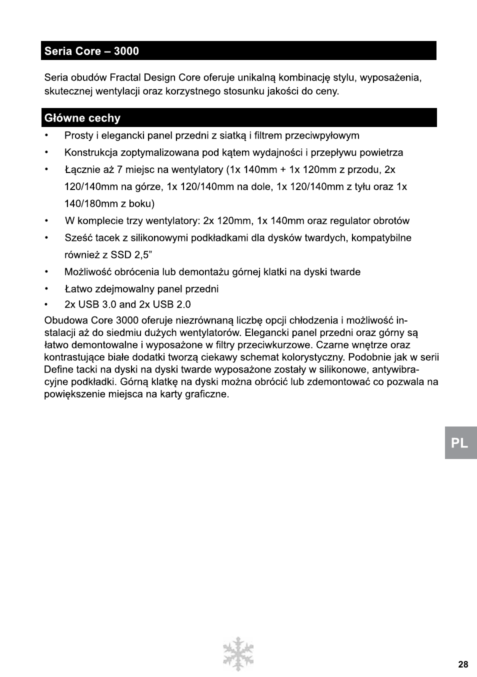 Fractal Design Core 3000 USB 3_0 User Manual | Page 29 / 38