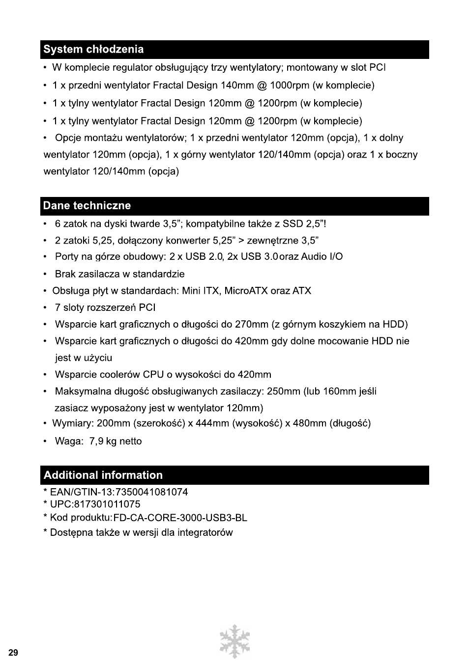 Fractal Design Core 3000 USB 3_0 User Manual | Page 30 / 38
