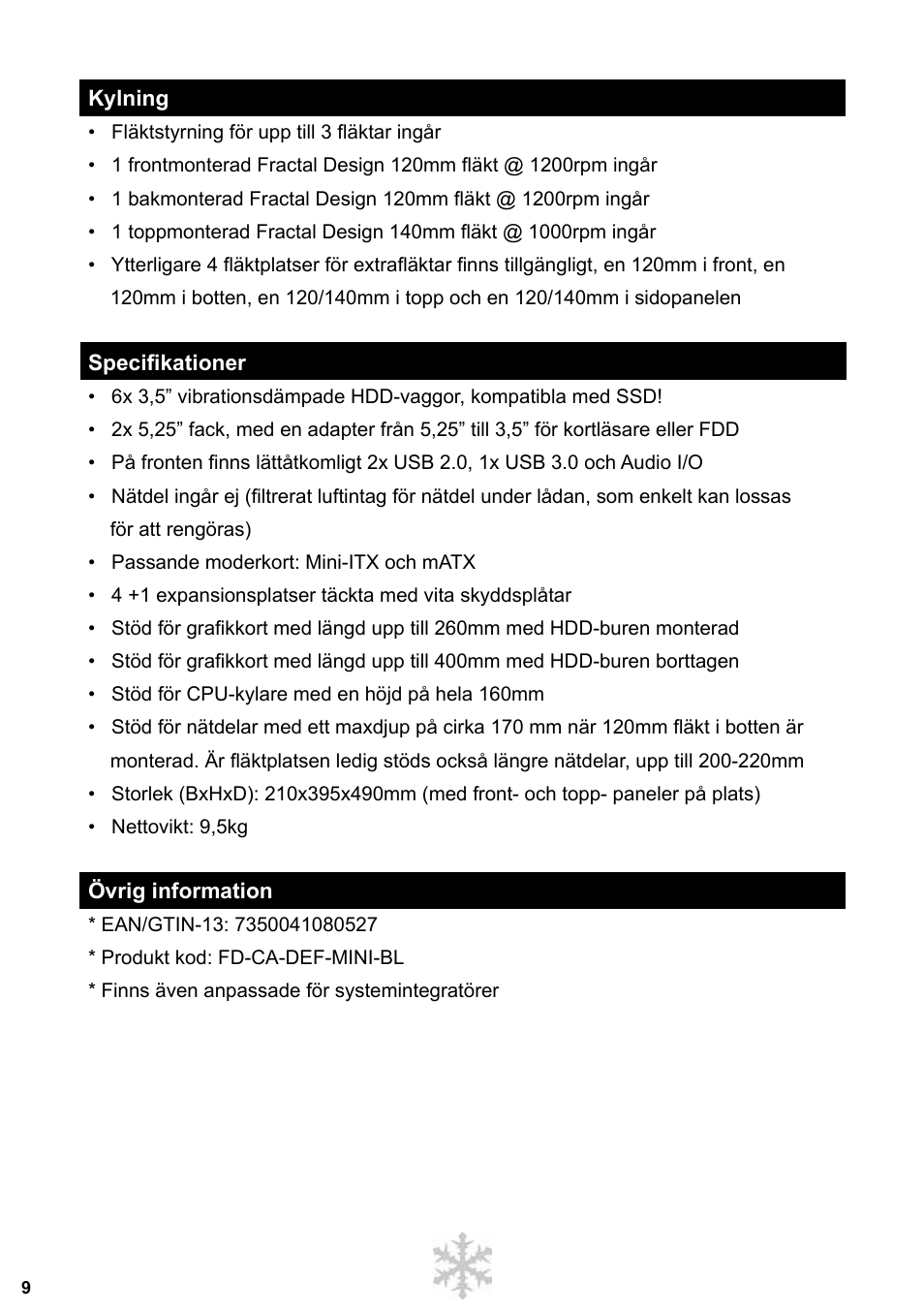 Fractal Design Define Mini User Manual | Page 10 / 40