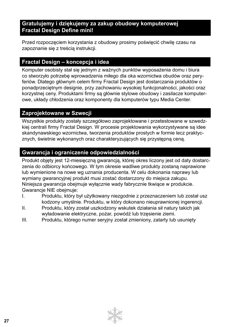 Fractal Design Define Mini User Manual | Page 28 / 40
