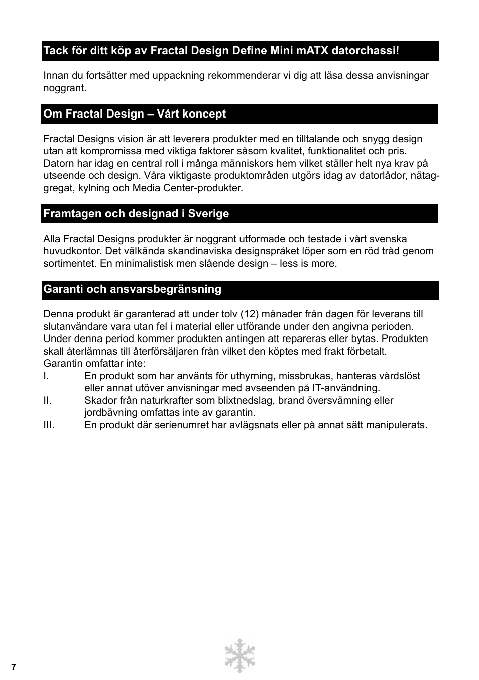 Fractal Design Define Mini User Manual | Page 8 / 40