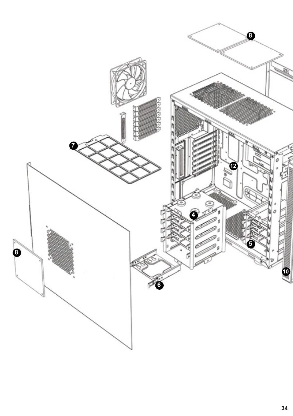 Fractal Design Define R4 Titanium Grey Window User Manual | Page 35 / 37