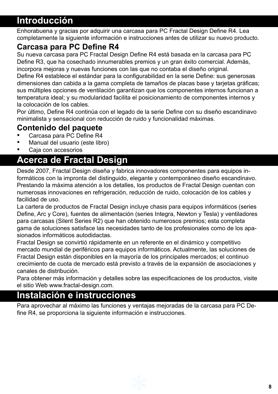 Fractal Design Define R4 Titanium Grey Window User Manual | Page 9 / 37