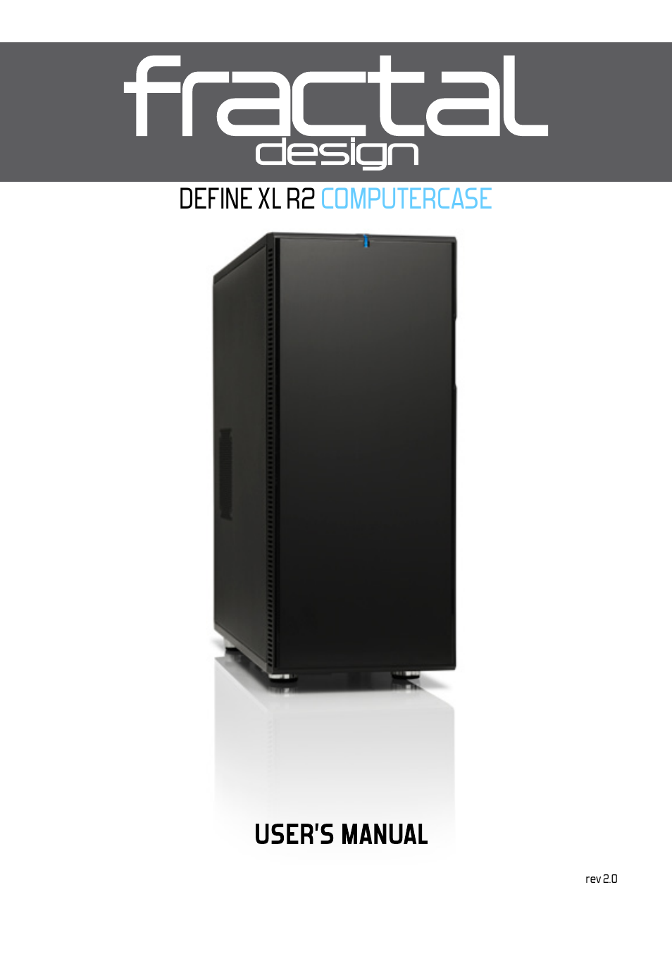 Fractal Design Define XL R2 Titanium Grey User Manual | 50 pages