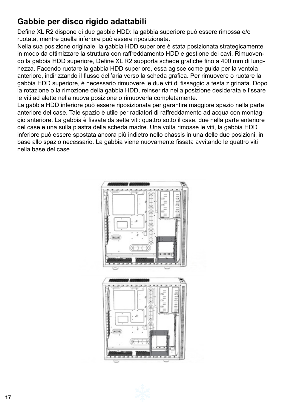 Gabbie per disco rigido adattabili | Fractal Design Define XL R2 Titanium Grey User Manual | Page 18 / 50
