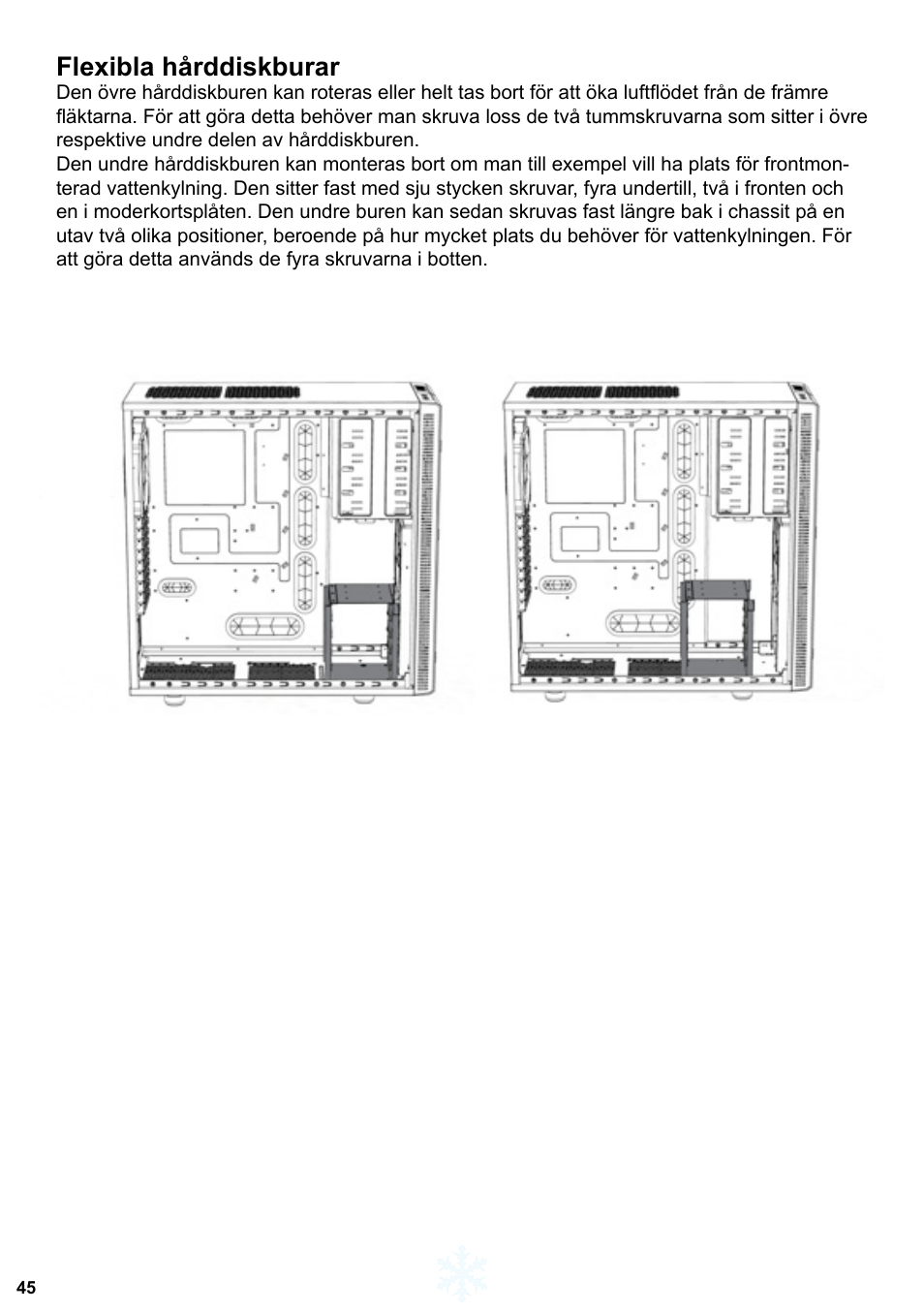 Flexibla hårddiskburar | Fractal Design Define XL R2 Titanium Grey User Manual | Page 46 / 50
