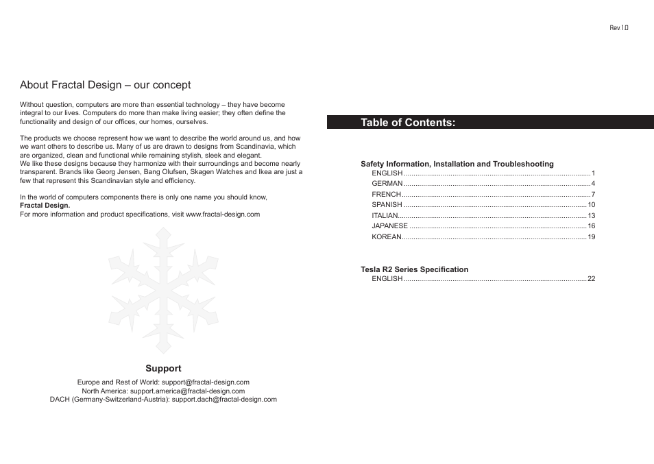 Fractal Design Tesla R2 1000W User Manual | Page 2 / 15