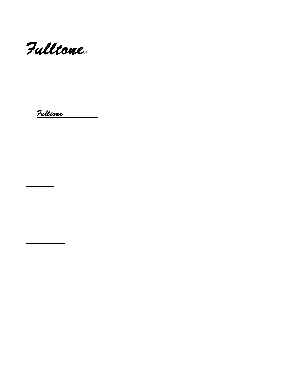 Fulltone, Clyde, Deluxe | Fulltone Clyde Deluxe Wah User Manual | Page 2 / 3