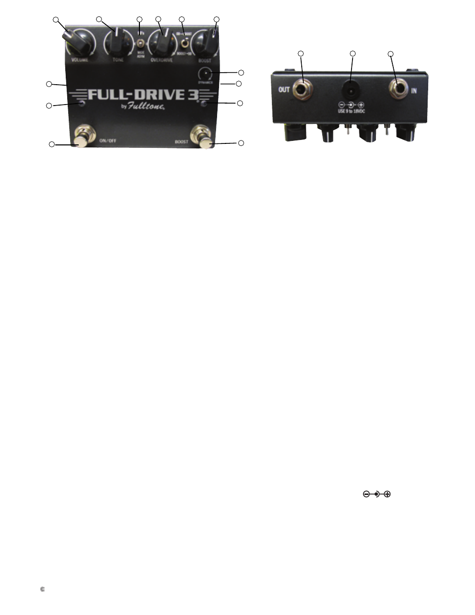 Page 2 | Fulltone Fulldrive 3 User Manual | Page 2 / 2