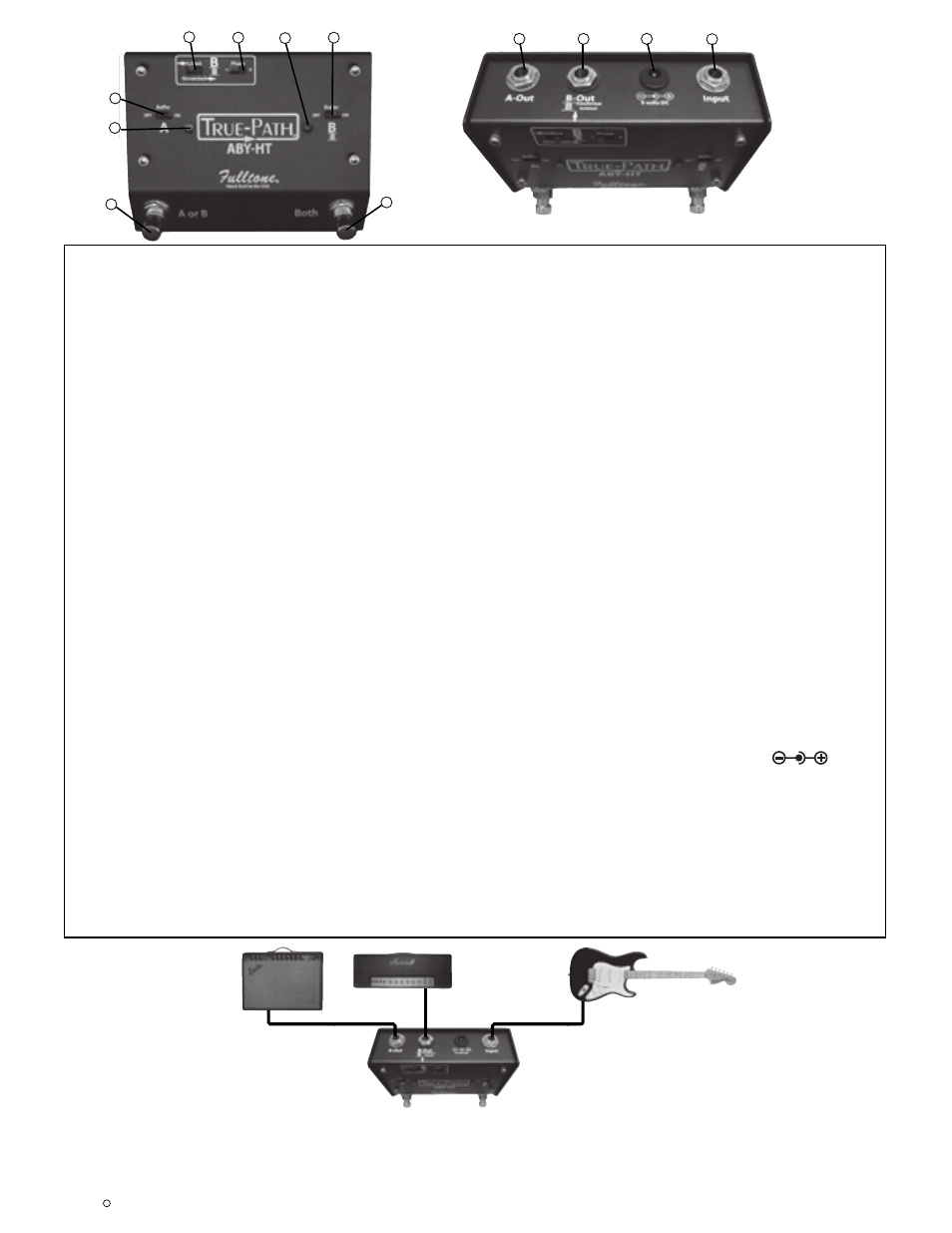 Fulltone True-Path ABY-HT User Manual | Page 2 / 2