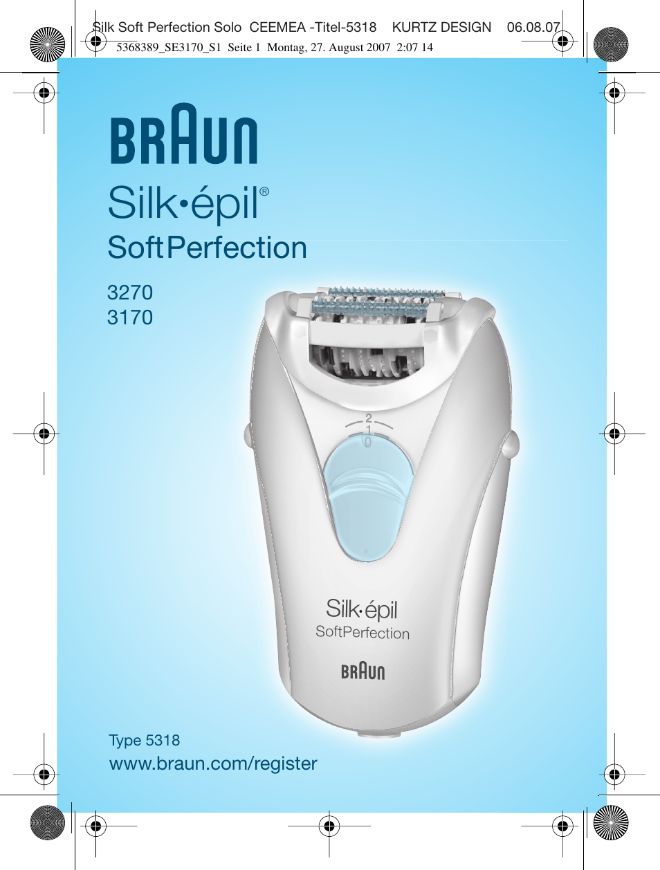 Braun 3270 User Manual | 63 pages