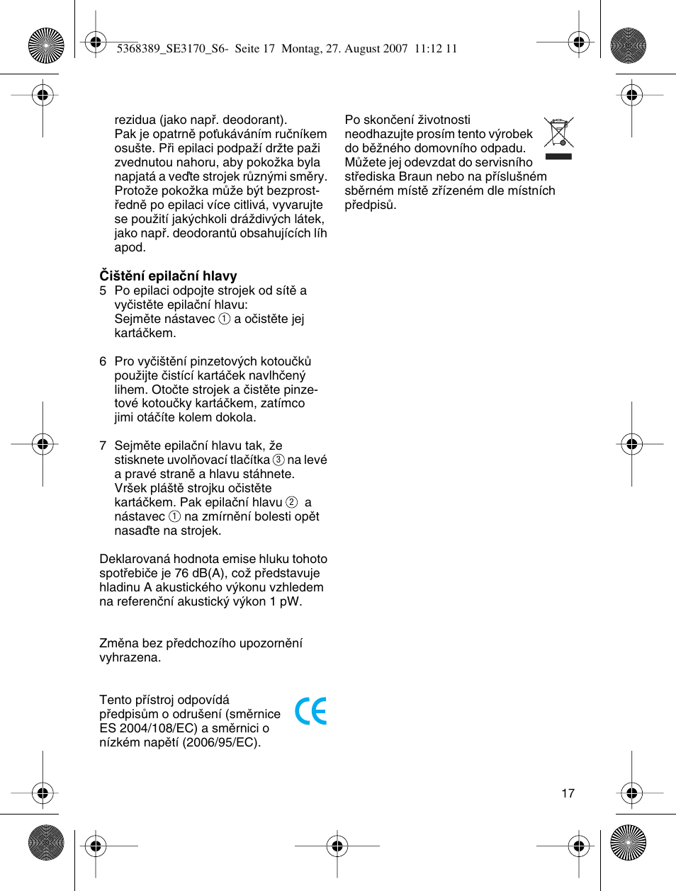 Braun 3270 User Manual | Page 16 / 63