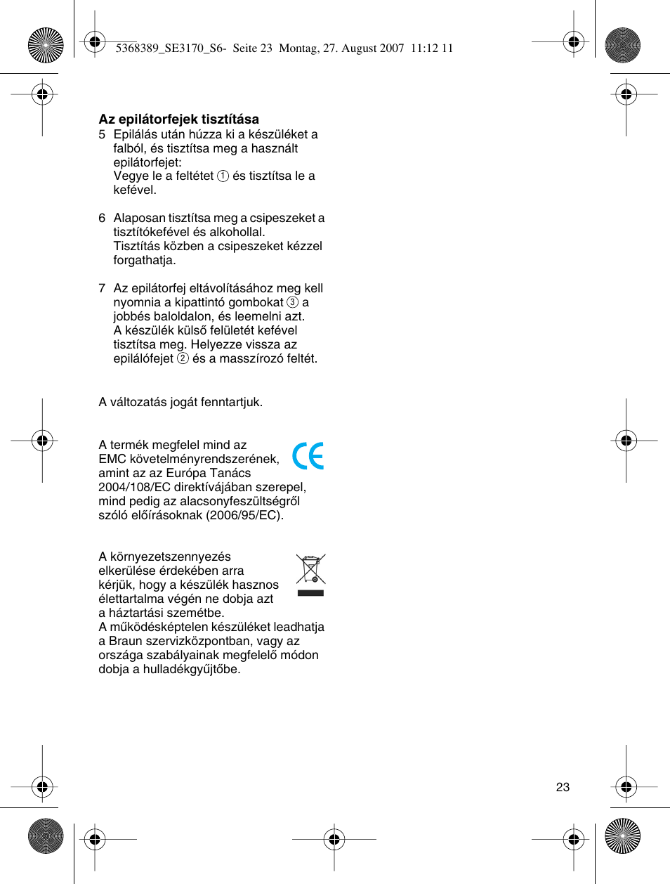 Braun 3270 User Manual | Page 22 / 63