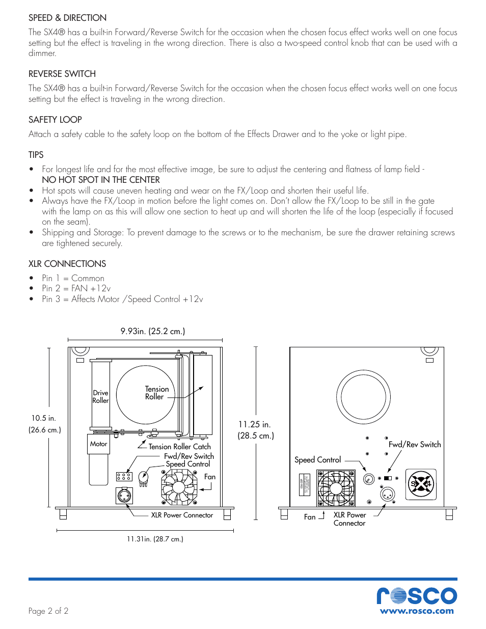 GAM SX4 LOOP TRAY TS6100 User Manual | Page 2 / 2